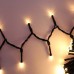 Toboli vlaggenmast lichtketting 10x8m buitenverlichting met 360 LED's warm wit voor kerstboom