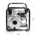 Benzine vuilwaterpomp 4kW 48.000l/h, 28m opvoerhoogte, waterpomp tuinpomp met 80mm (3") aansluiting 4-takt motor